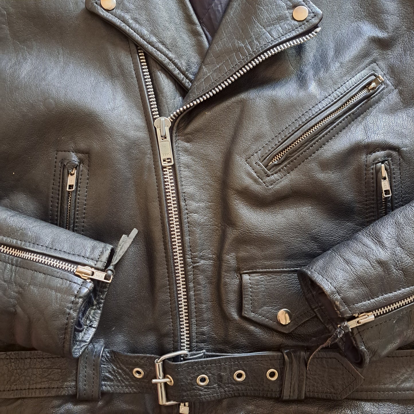 Vintage "Wilsons" Leather Motorcycle Jacket