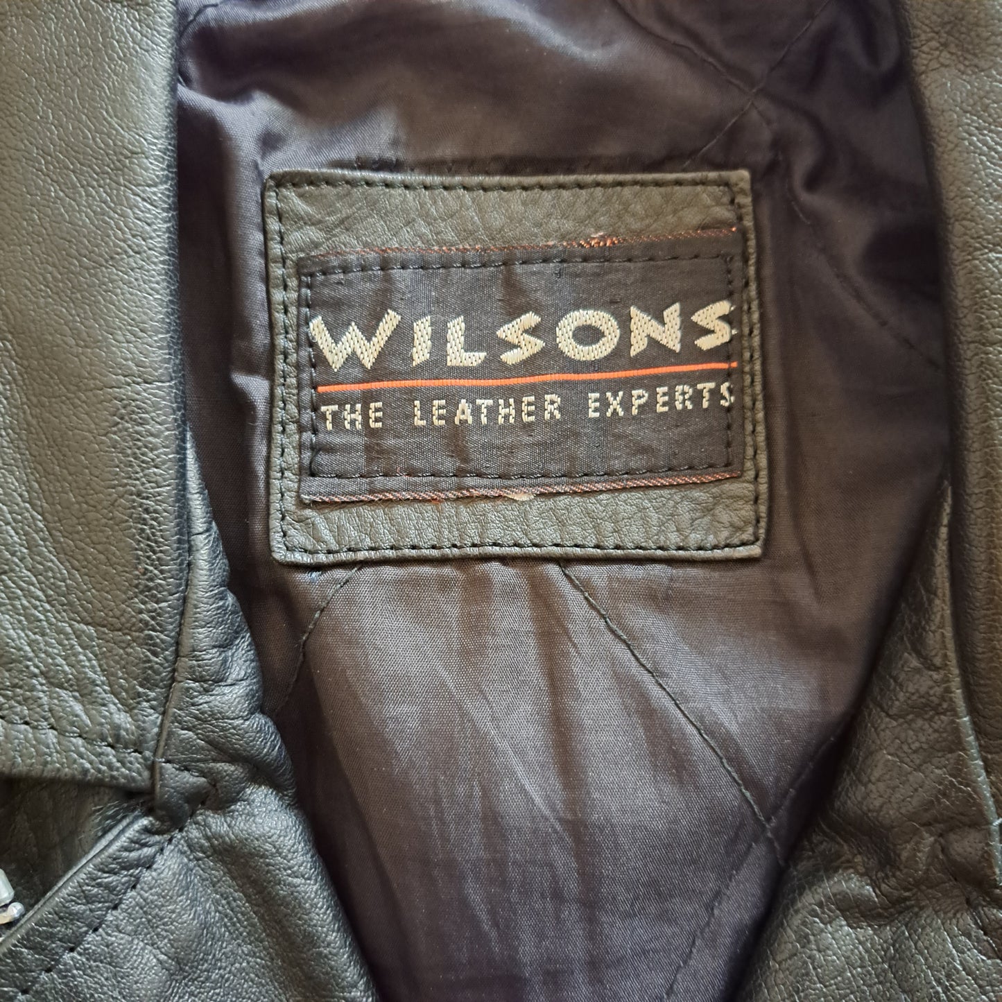 Vintage "Wilsons" Leather Motorcycle Jacket