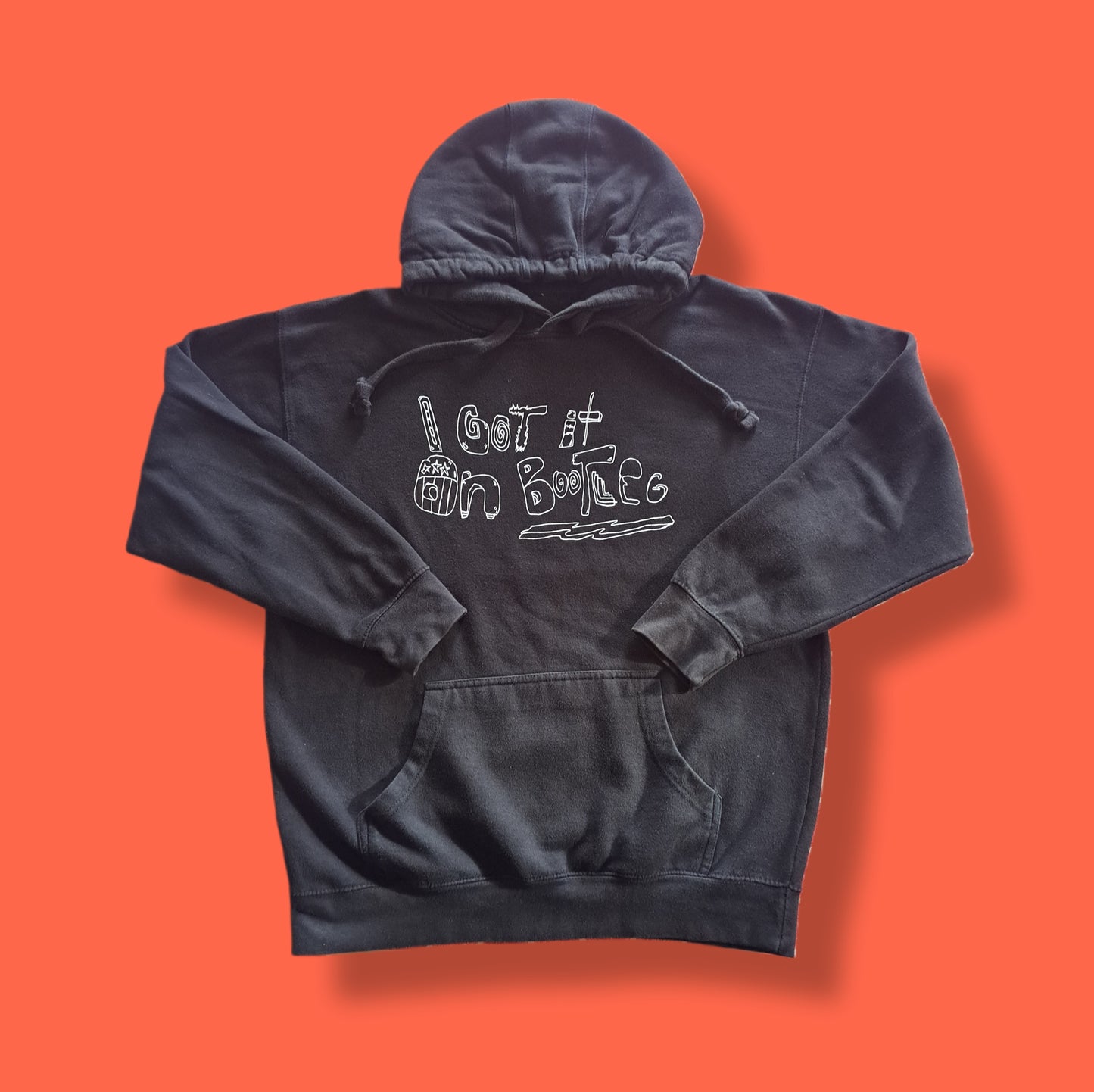 Vintage "Black Bart Simpson" Hoodie Sweatshirt