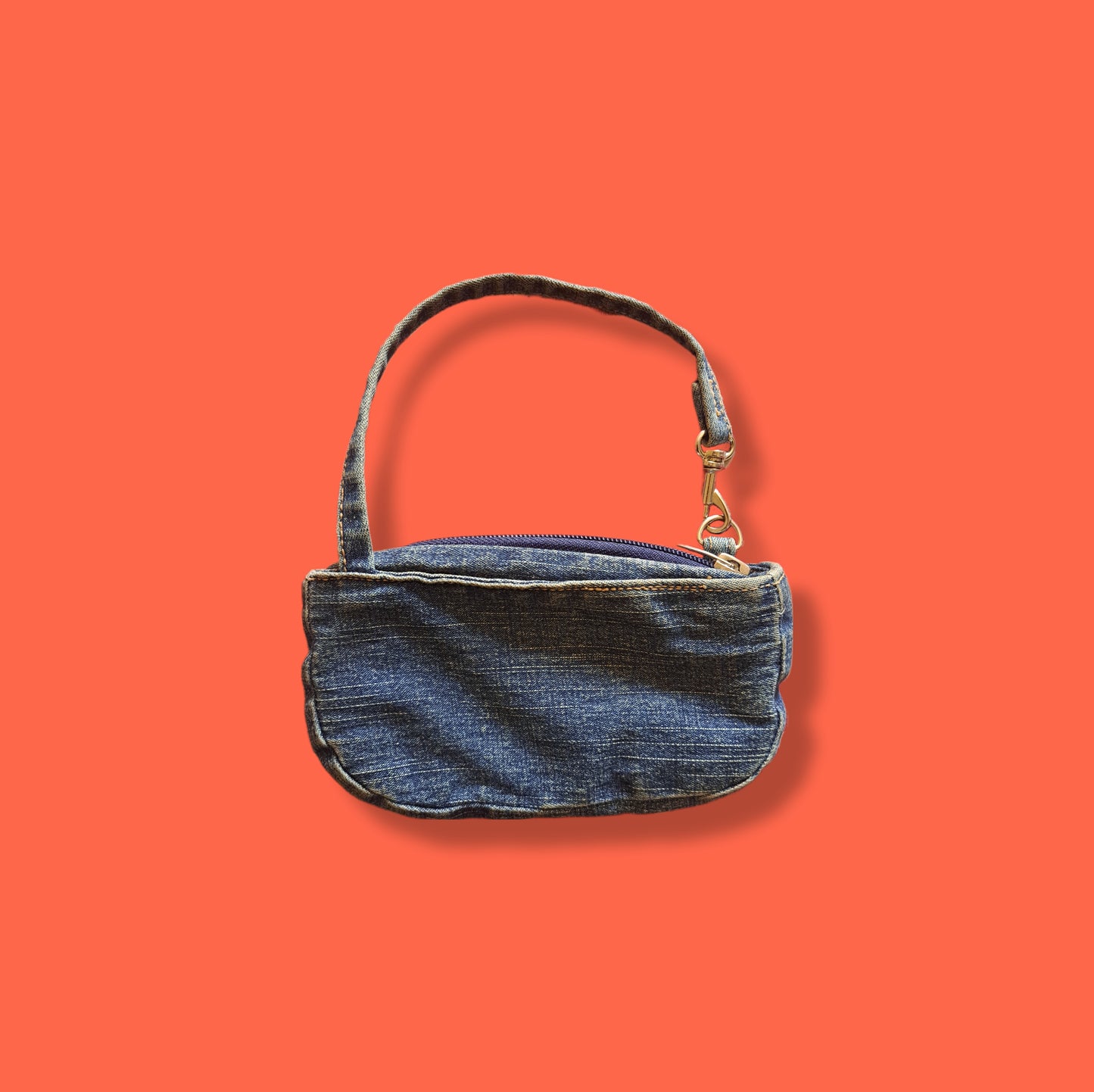 Vintage Denim "Micro" Baguette