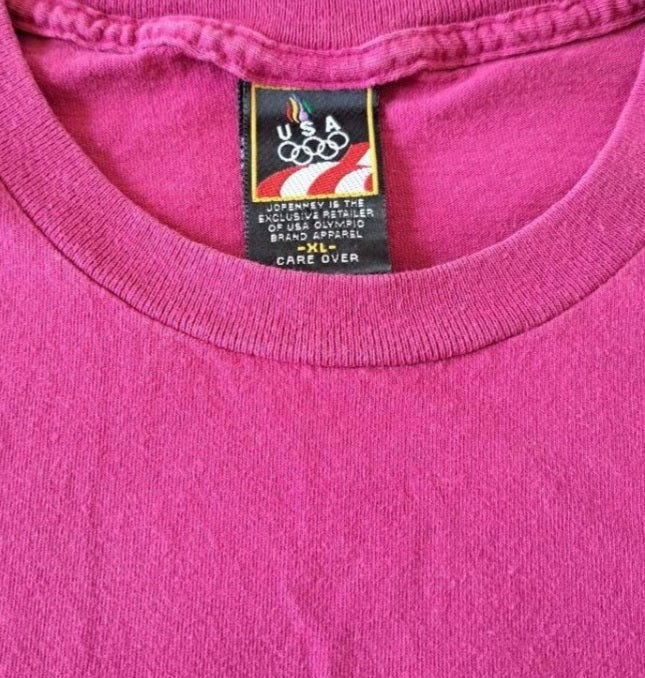 Vintage Fushcia "1992 Olympic Games" T-shirt