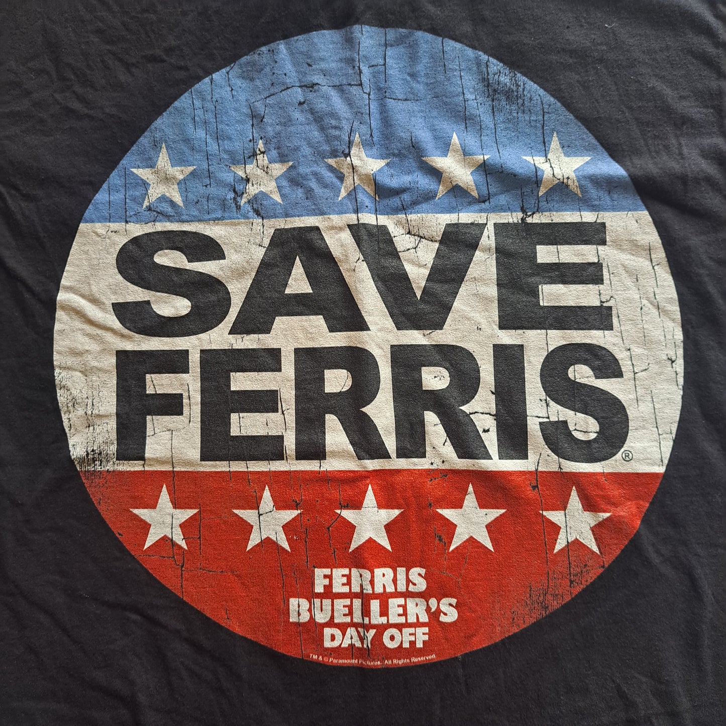 Vintage Ferris Bueller's Day Off "Save Ferris" Graphic Movie T-shirt