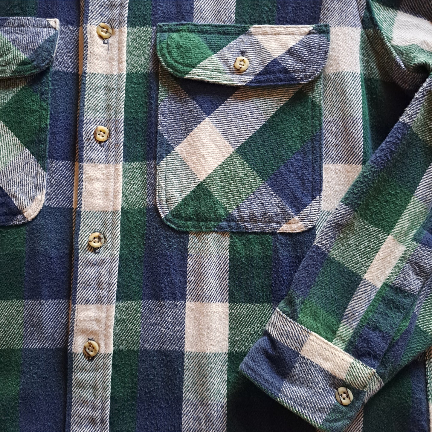 Vintage "Osh Kosh B'Gosh" Flannel Button Up Shirt