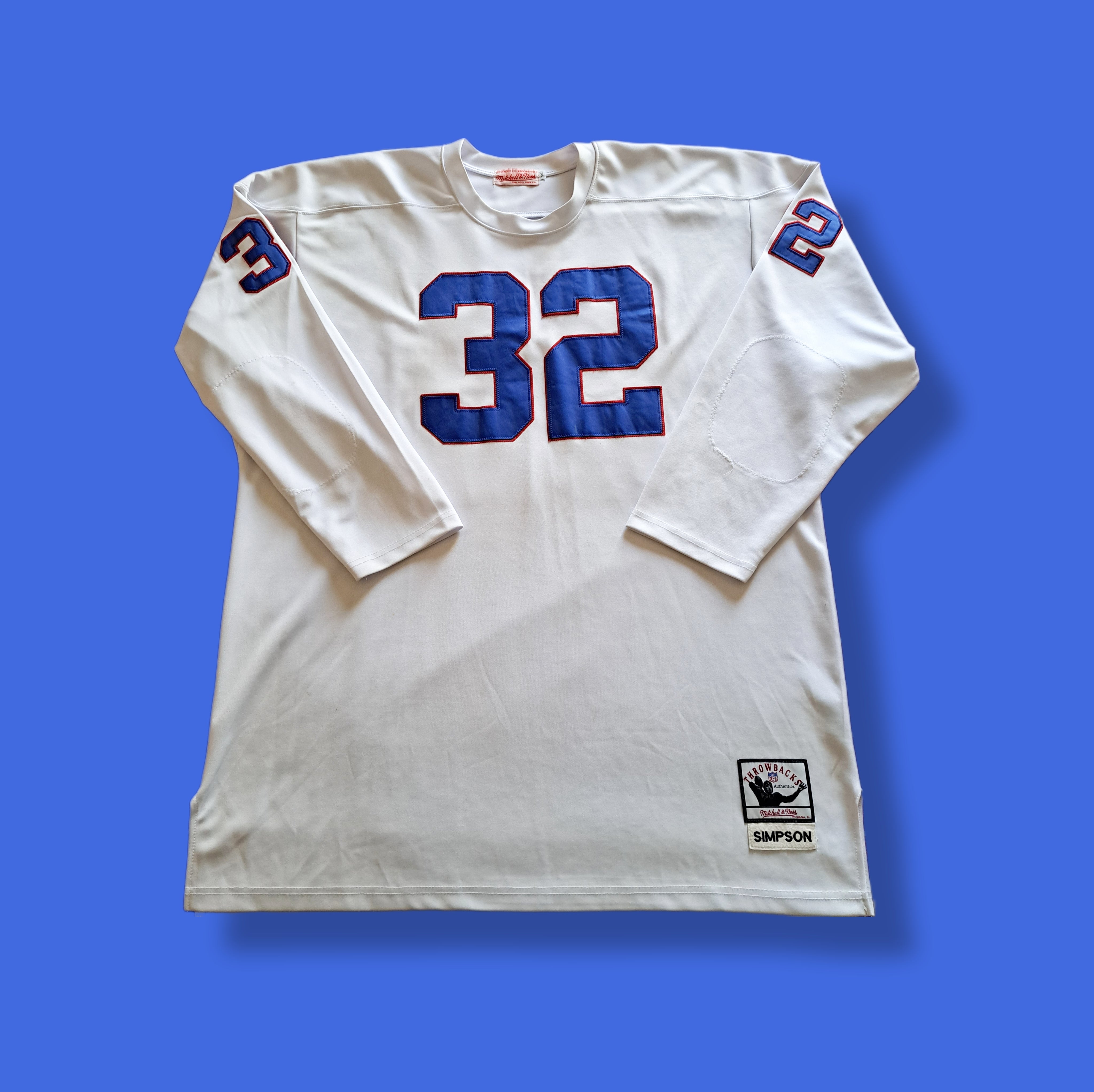 Mitchell & Ness Throwback 2024 Buffalo Bills O.J. Simpson Jersey GUC 58