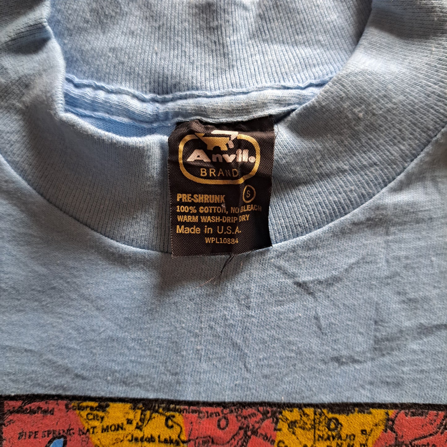 Vintage "Arizona Map" Single Stitch T-shirt