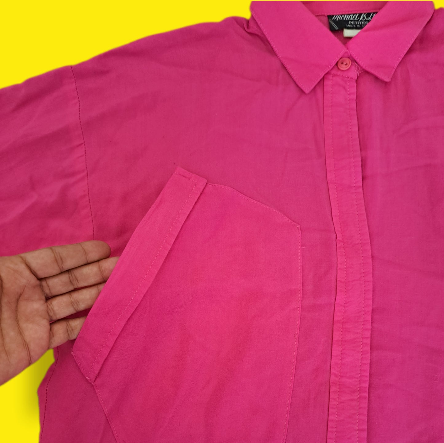 Vintage "Michael B. Ltd." Hot Pink Pants Set