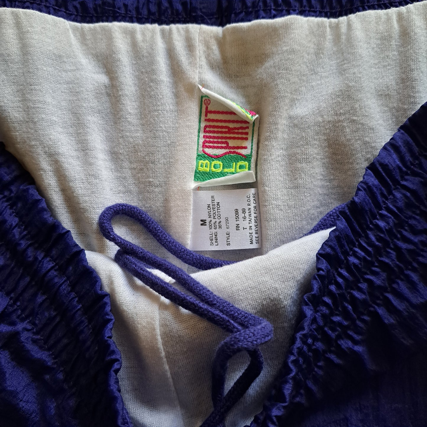 Vintage Purple "Bold Spirit" Joggers Track Pants - 90's