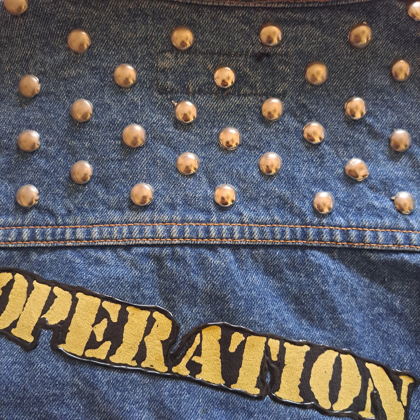 One of a Kind Vintage "Operation Rock and Roll 1991 Tour" Alice Cooper Autographed Denim Jean Jacket
