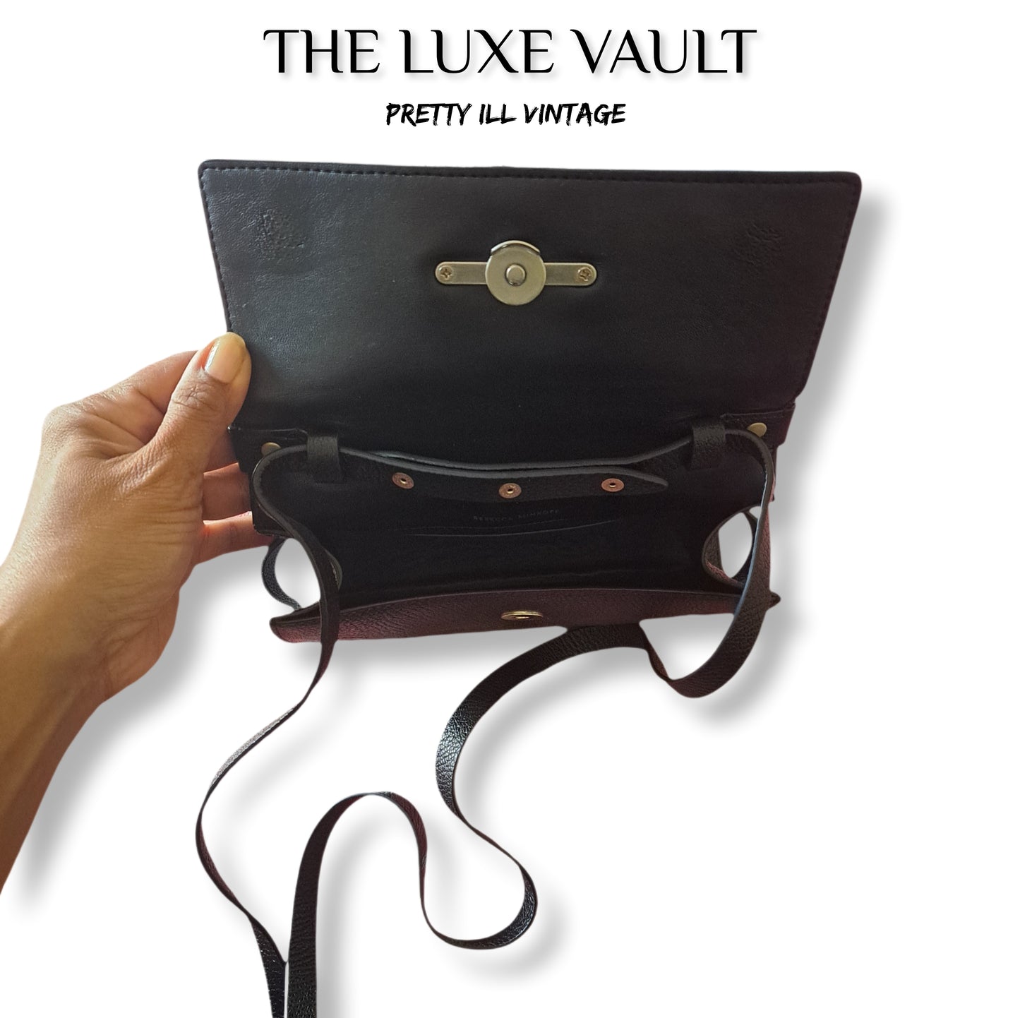 Modern "Rebecca Minkoff" Lou Top Handle Crossbody Bag