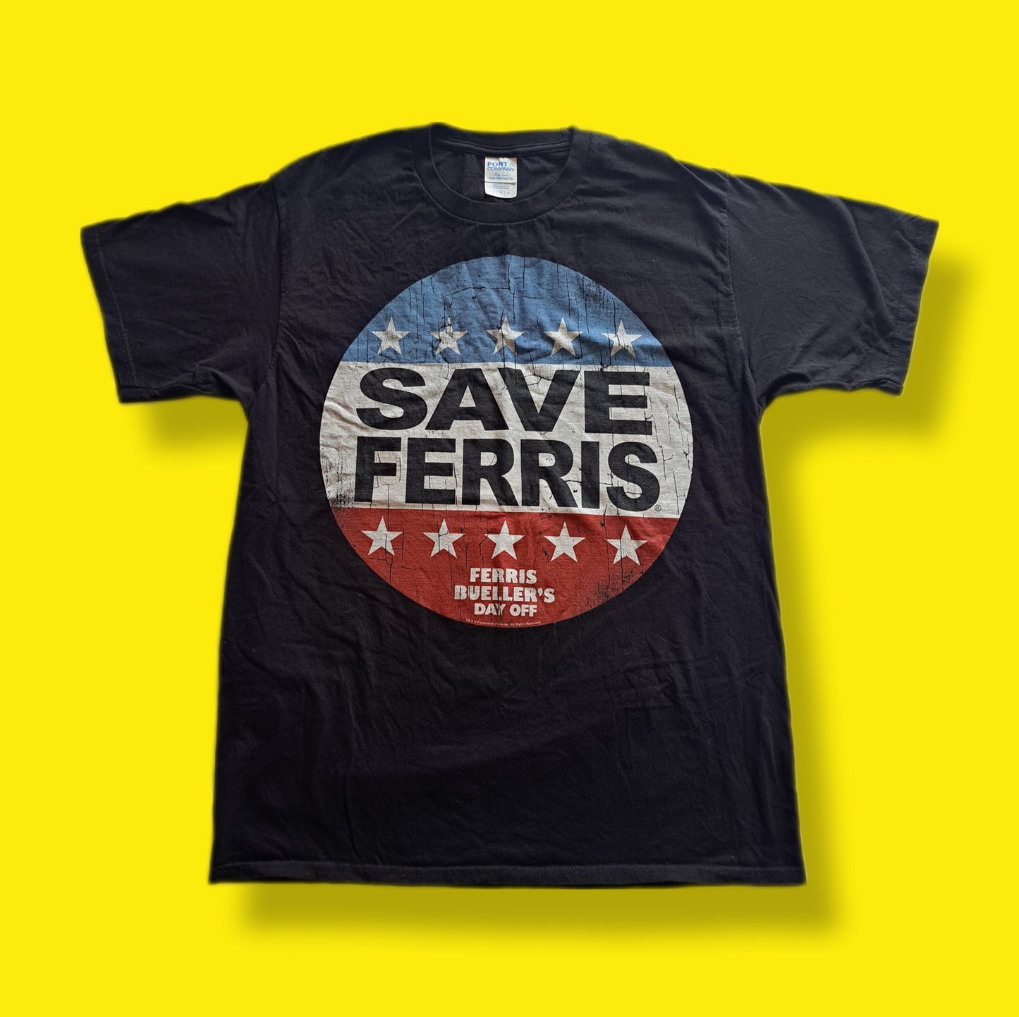 Vintage Ferris Bueller's Day Off "Save Ferris" Graphic Movie T-shirt