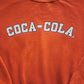 90's Vintage Jerzees Coca-Cola Red Spellout Sweatshirt