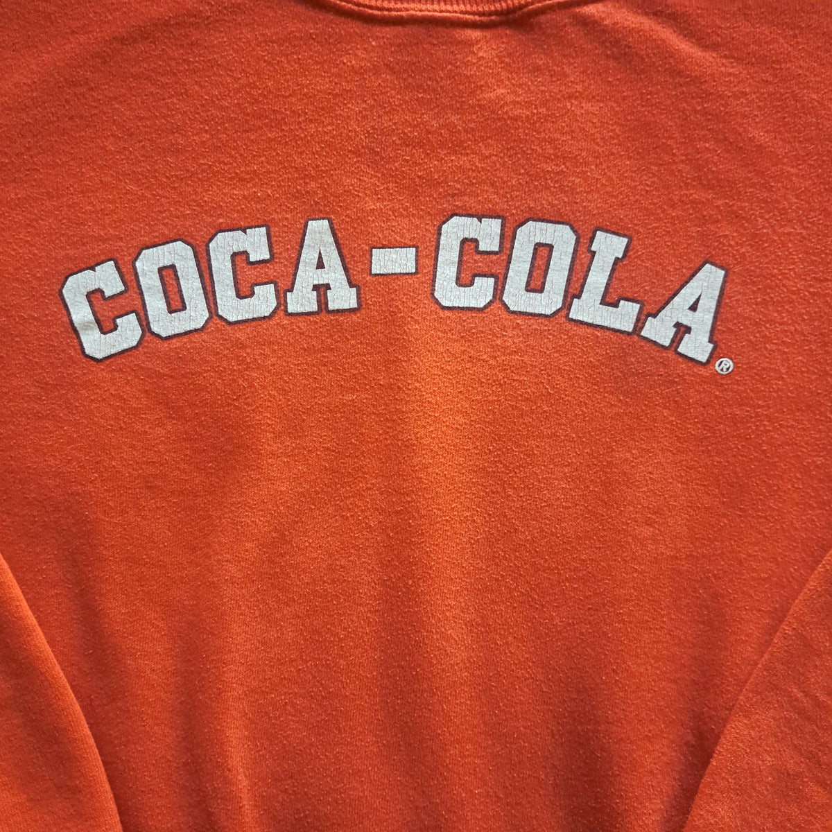 90's Vintage Jerzees Coca-Cola Red Spellout Sweatshirt