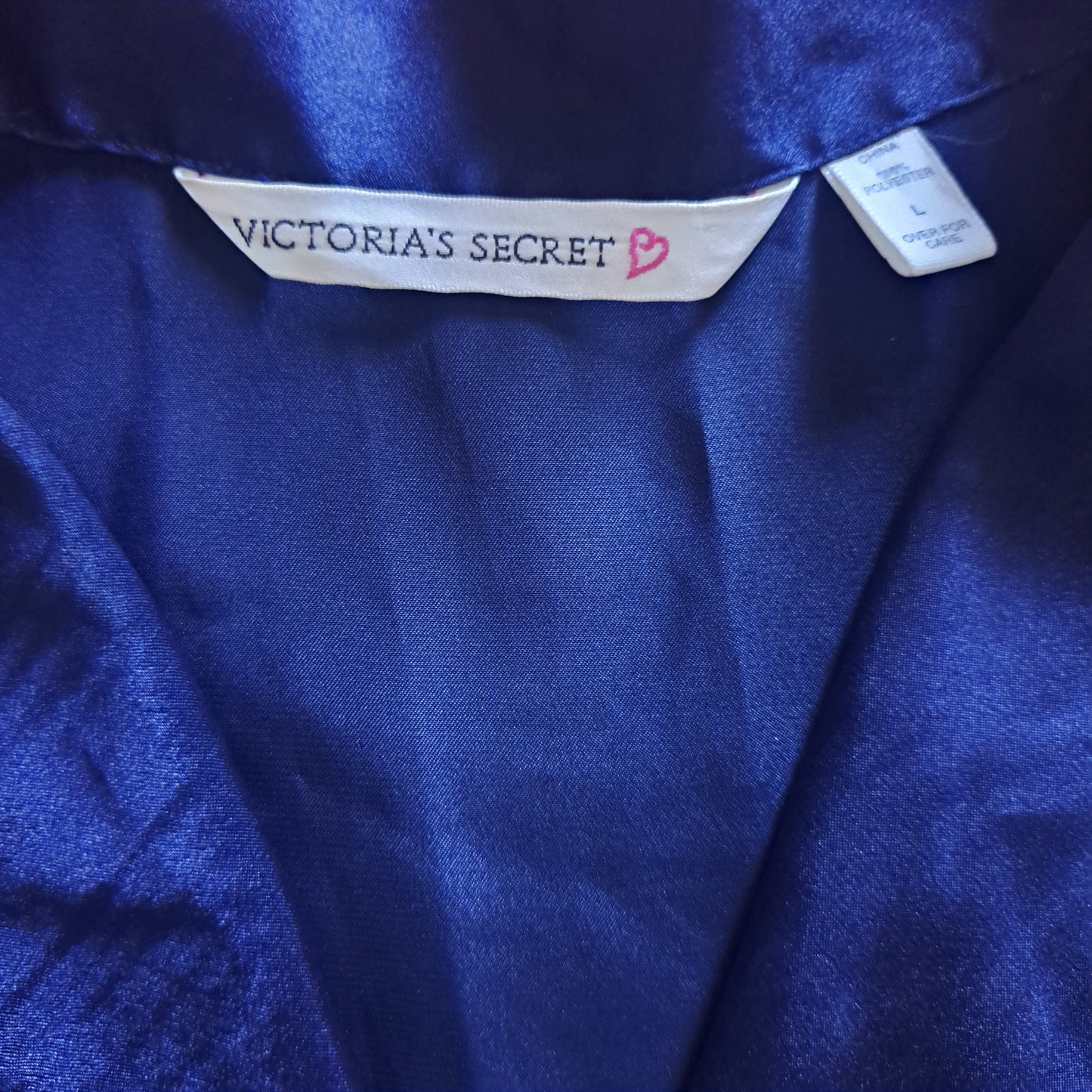 Vintage Navy Blue "Victoria's Secret" Nighty Top