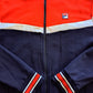 Retro "Fila" Color Block Windbreaker Track Jacket
