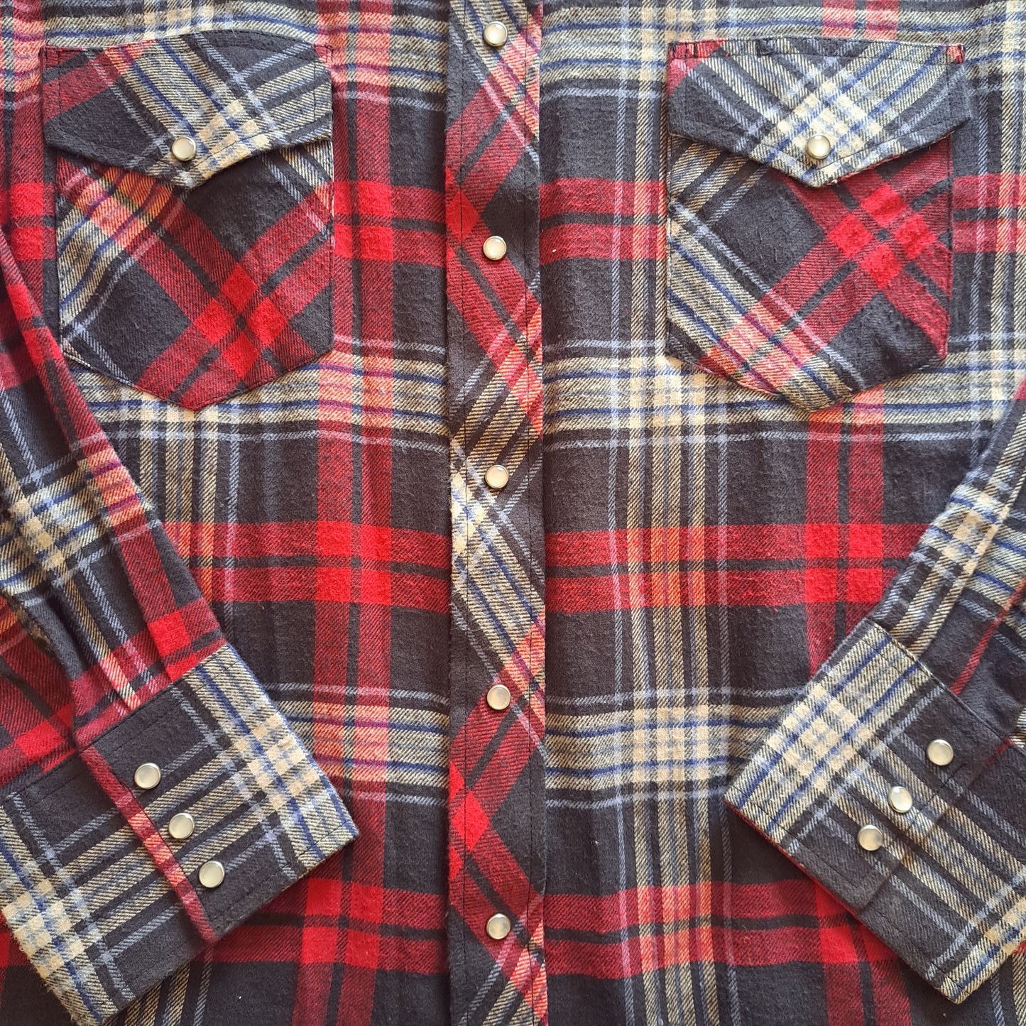 Vintage Plaid "Wrangler" Flannel