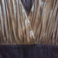 Vintage "Joan Walters" Silver and Black Romper