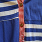 Vintage "Casual Isle" Marine Striped Cardigan Sweater