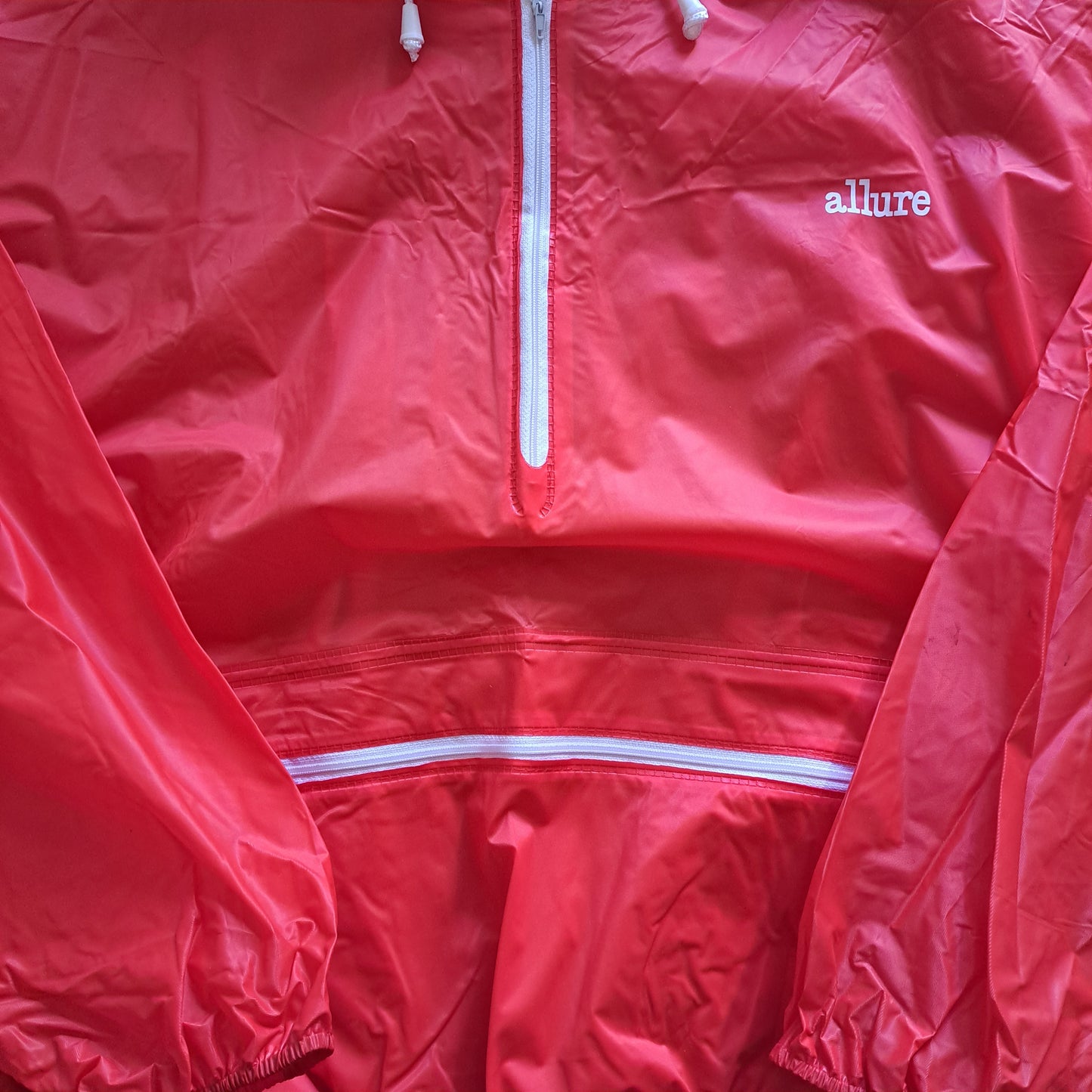 Vintage "Allure Magazine" Staff Pullover Windbreaker Rain Jacket