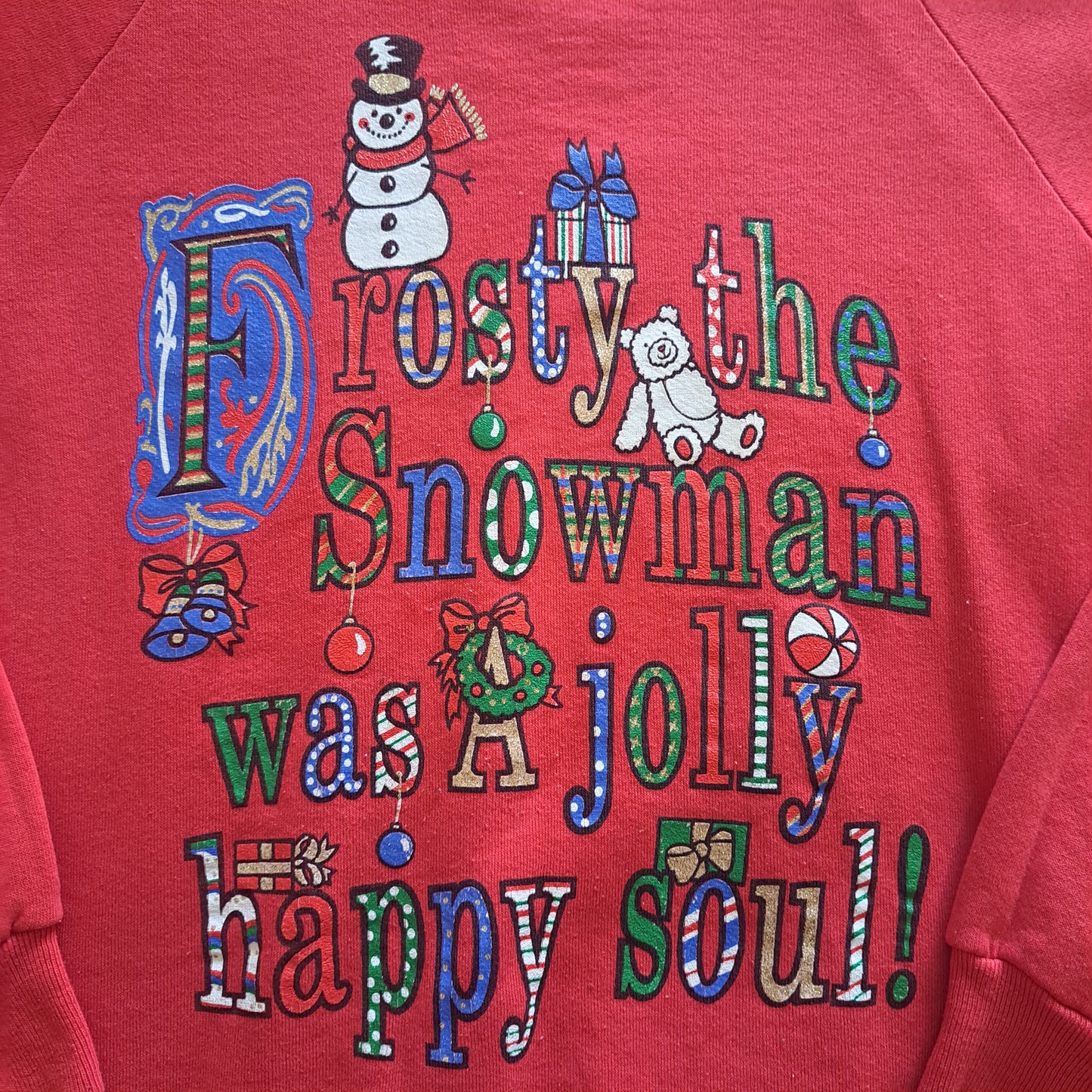 Vintage "Frosty the Snowman" Christmas Holiday Sweatshirt