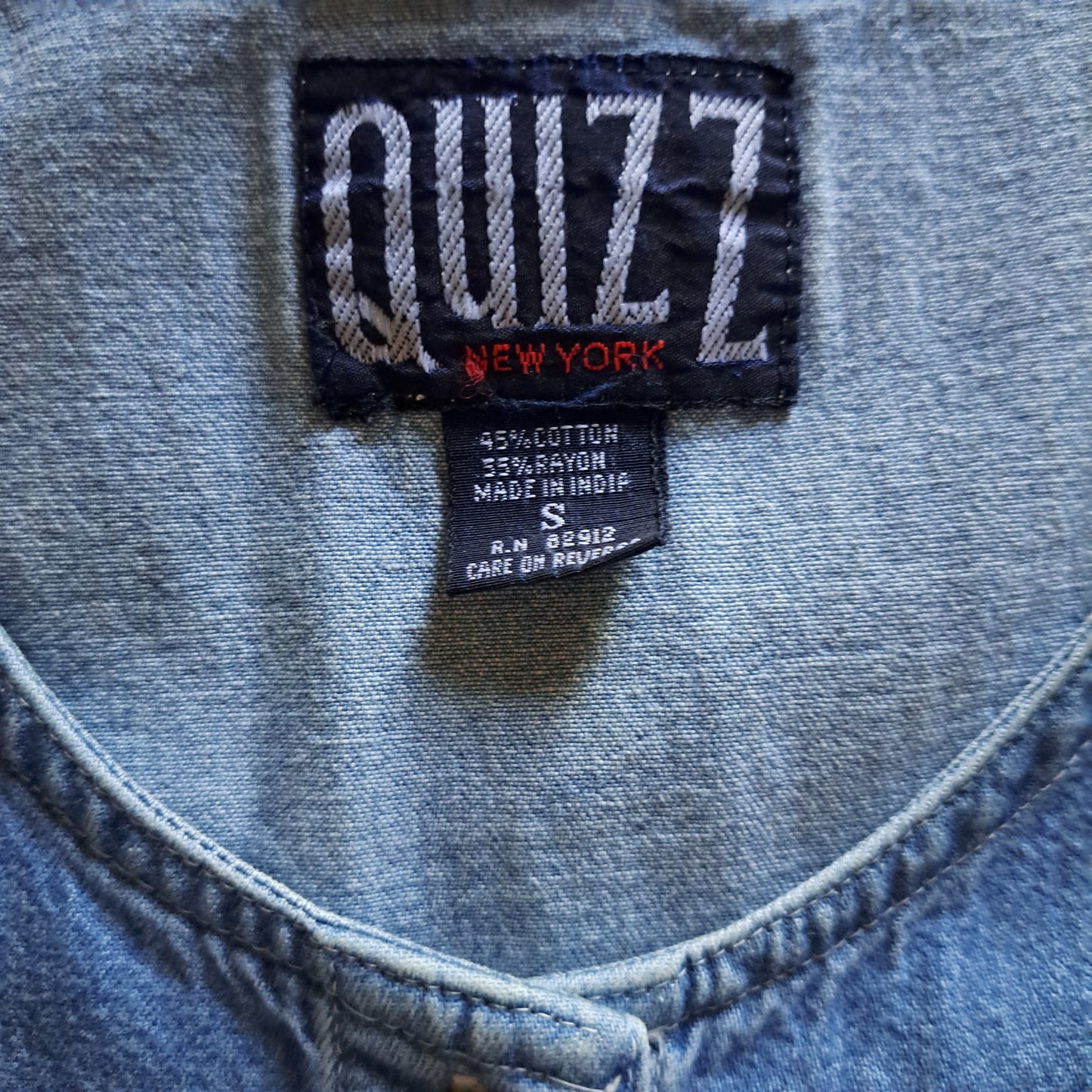 Listing: Vintage "Quizz" Denim and Western Sun Dress