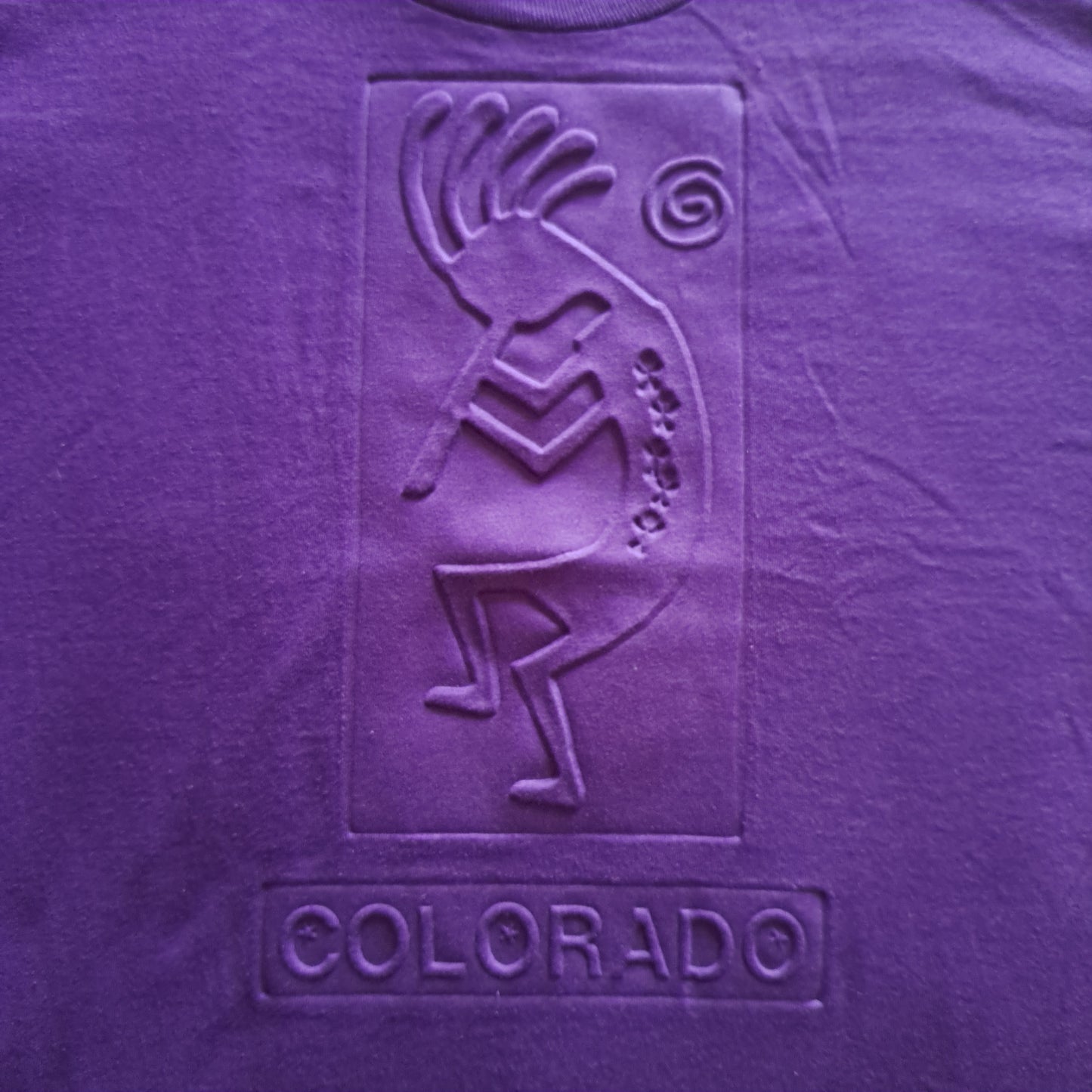 Vintage Purple "Colorado" 3D Graphic T-shirt