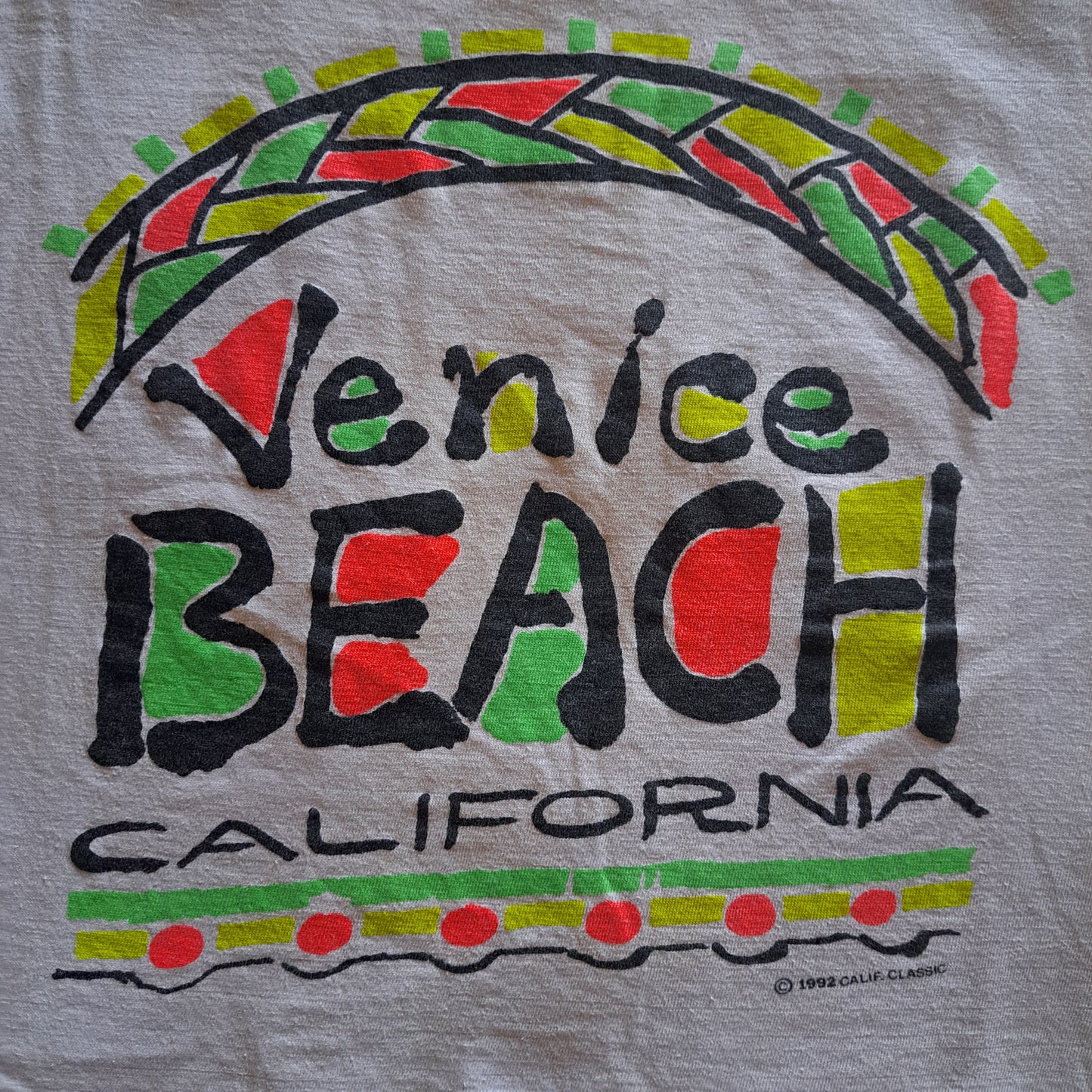 Vintage "Venice Beach California" Cropped T-shirt