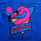 Vintage "Lazy Flamingo" Florida Neon Graphic T-shirt