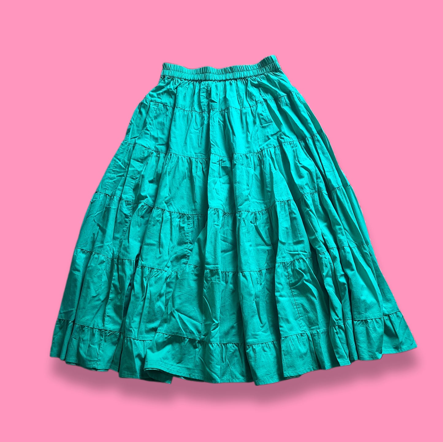 Vintage Teal "Chadwicks" Maxi Skirt