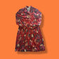 Vintage "Blair" Autumn Floral Dress