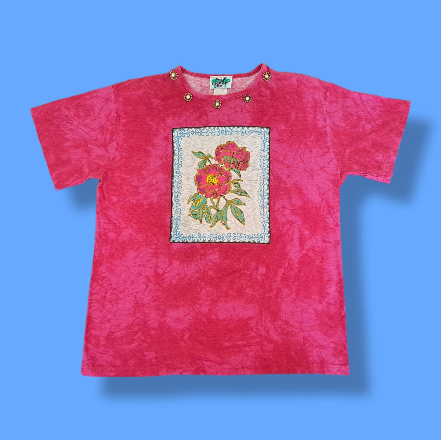 Vintage Pink "Coconut Bay" Graphic T-shirt