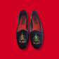 Vintage Velvet "Christmas Presents" Holiday Loafers Shoes