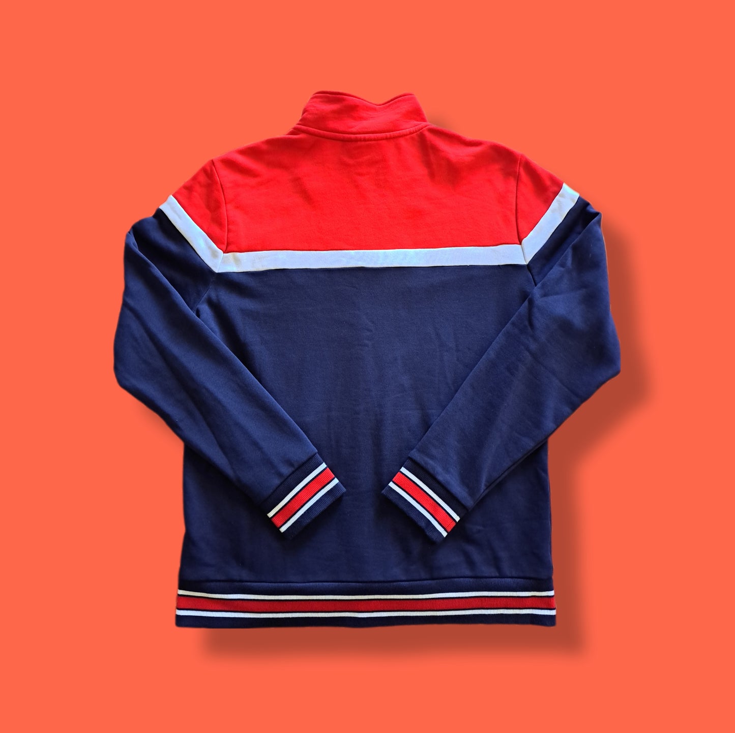 Retro "Fila" Color Block Windbreaker Track Jacket