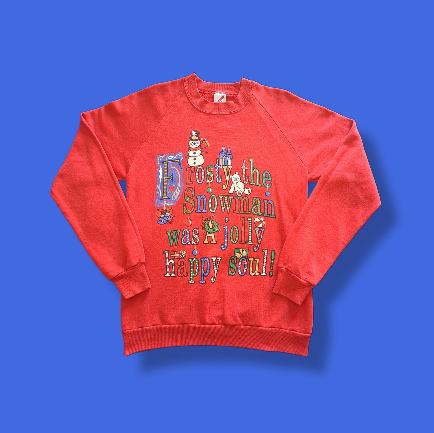 Vintage "Frosty the Snowman" Christmas Holiday Sweatshirt