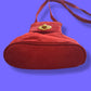 Vintage Suede "Pouch" Shoulder Crossbody Purse Bag