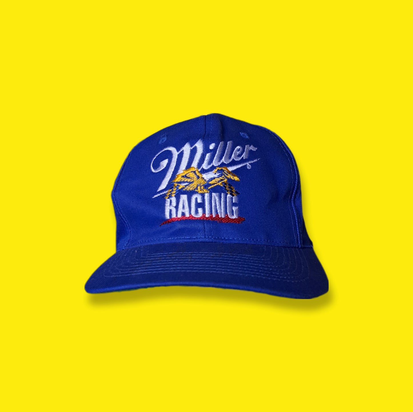 Vintage Autographed Signed "Rusty Wallace - Miller Racing" Hat