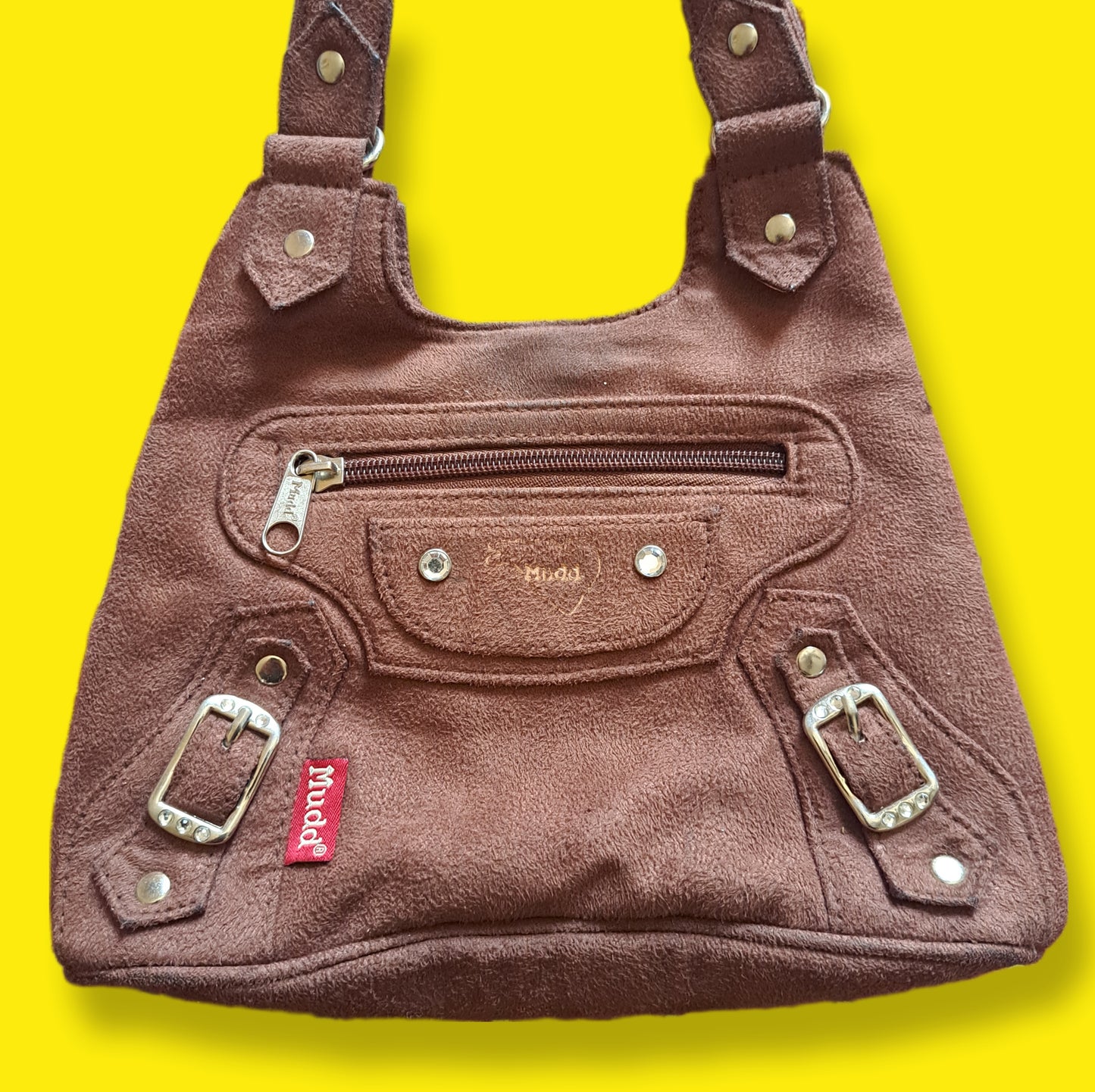 Vintage "Mudd" Suede Hobo Bag