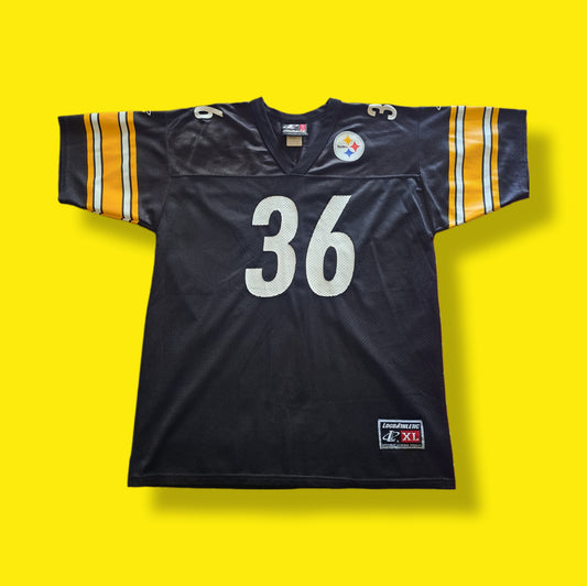 Vintage "Jerome Bettis" Number 36 Pittsburgh Steelers Football Jersey