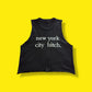 Vintage "New York City Bitch" John Gault Sleevless Cut-Off Tank T-shirt