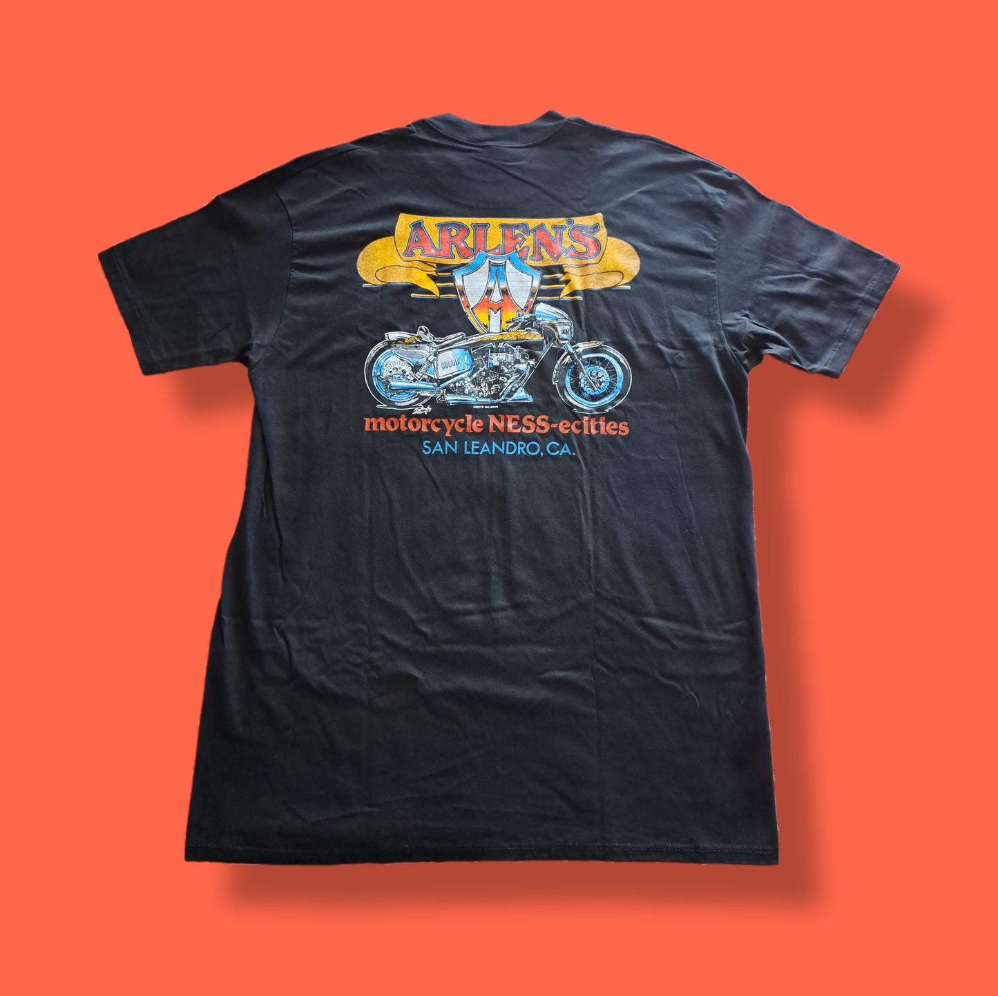 Vintage Arlen Ness Motorcycles "San Leandro" T-shirt