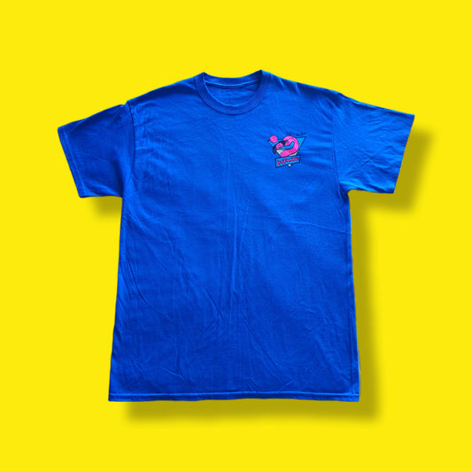 Vintage "Lazy Flamingo" Florida Neon Graphic T-shirt