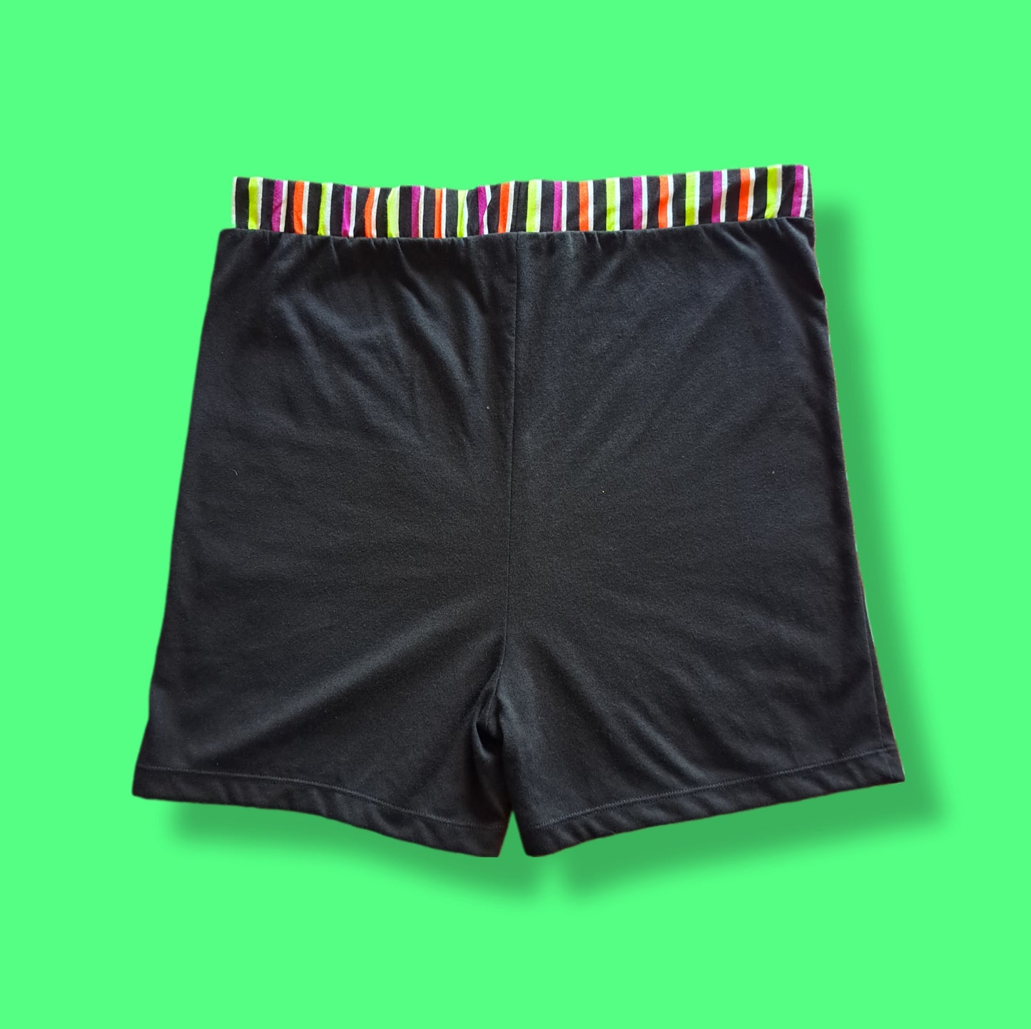 Vintage "L.A. Gear" Neon Striped Biker Shorts