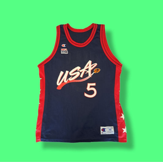 Vintage "Grant Hill 1996 Olympics" Basketball Jersey