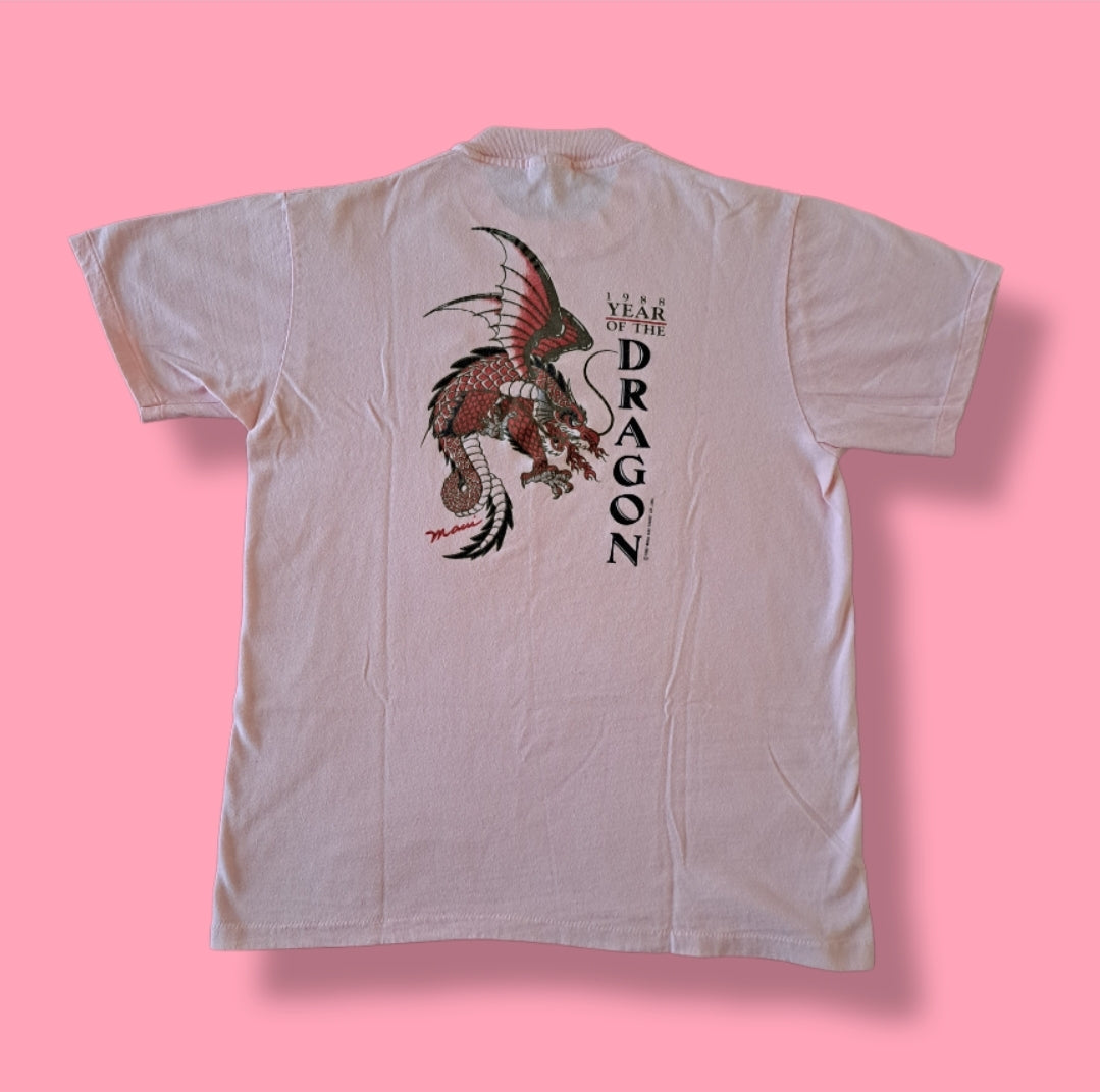 Vintage "Year of the Dragon" Graphic T-shirt