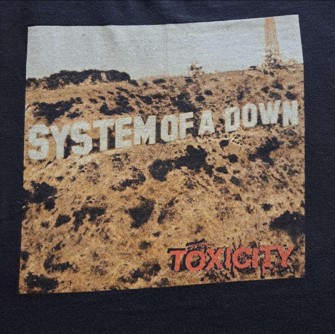 2001 "System of a Down Toxicity" Album T-shirt