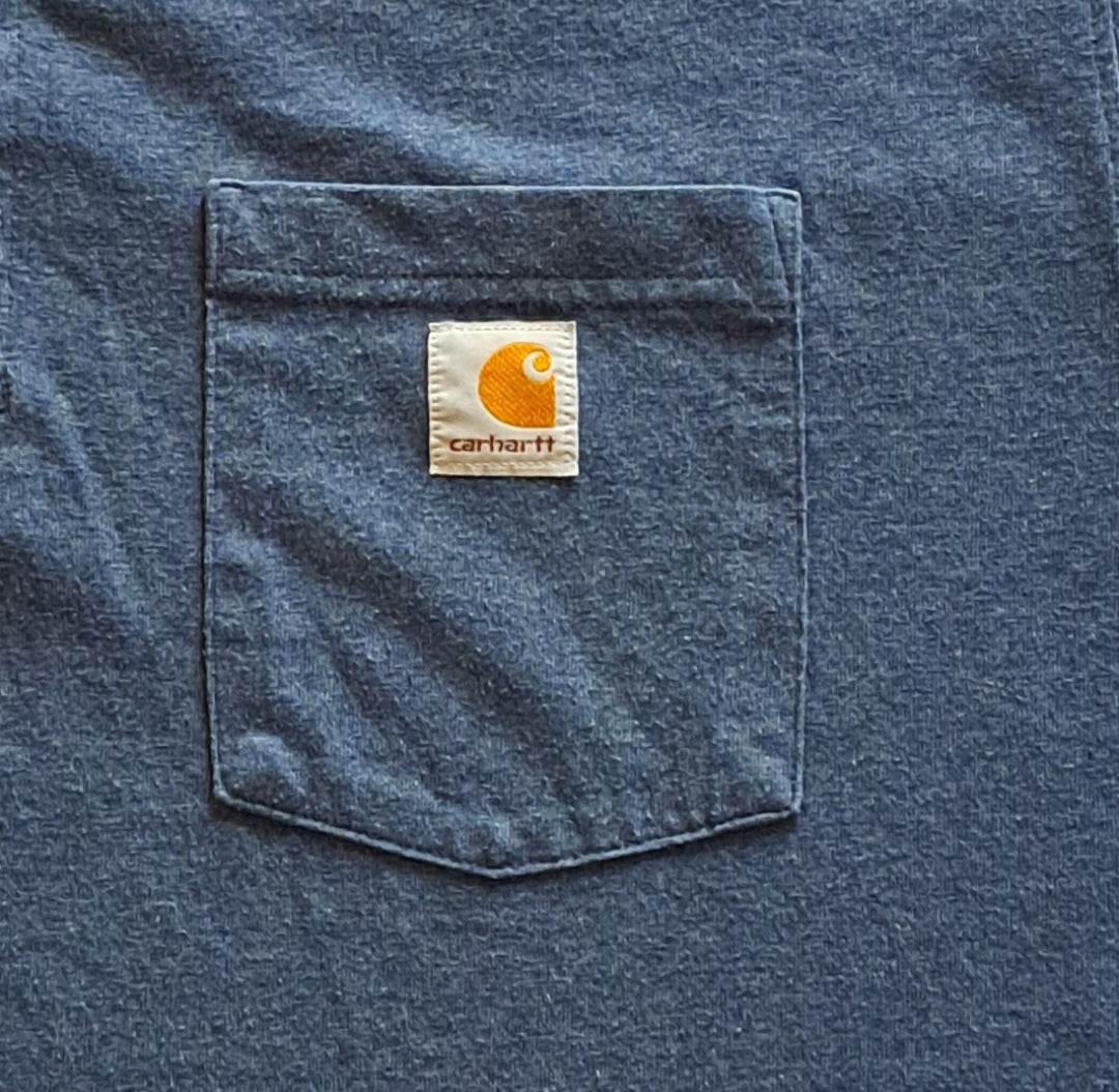 Vintage "Carhartt" Henley Collar T-shirt