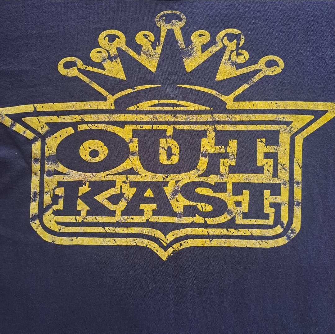 Vintage "Outkast" Crown Logo Graphic Band T-shirt