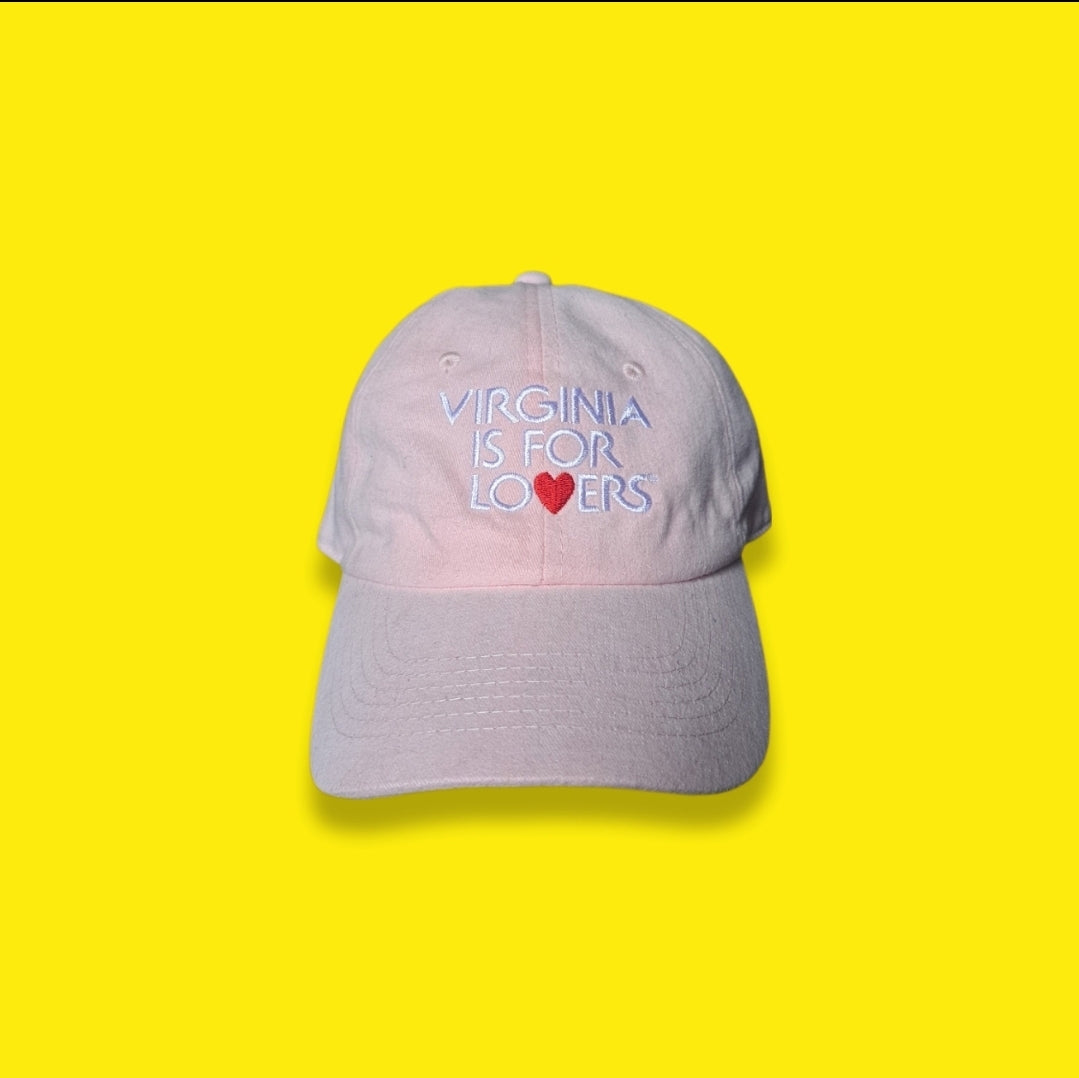 Vintage Pink "Virginia is for Lovers" 5 Panel Hat