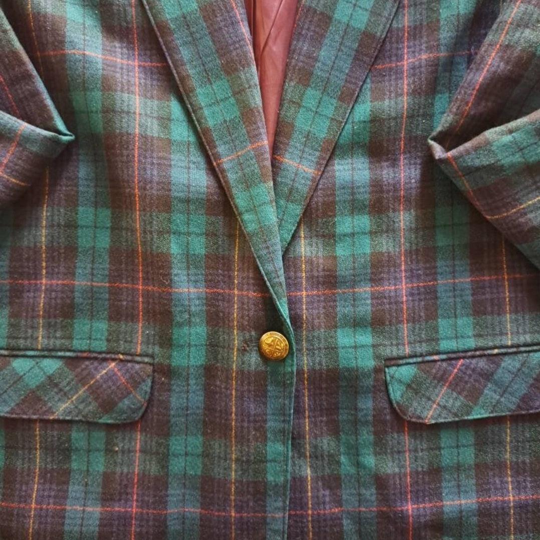 Vintage "Alfred Dunner" Plaid Blazer