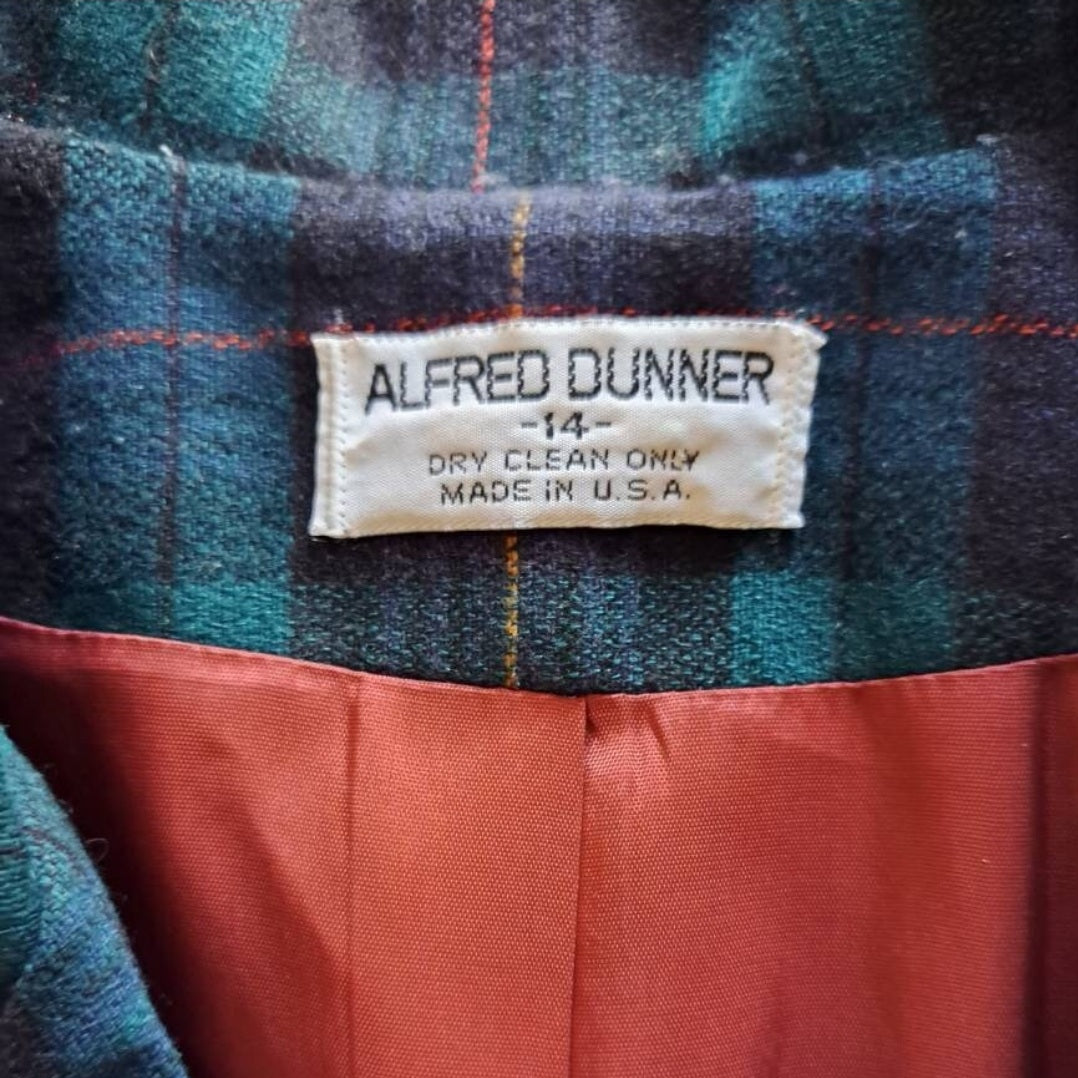 Vintage "Alfred Dunner" Plaid Blazer