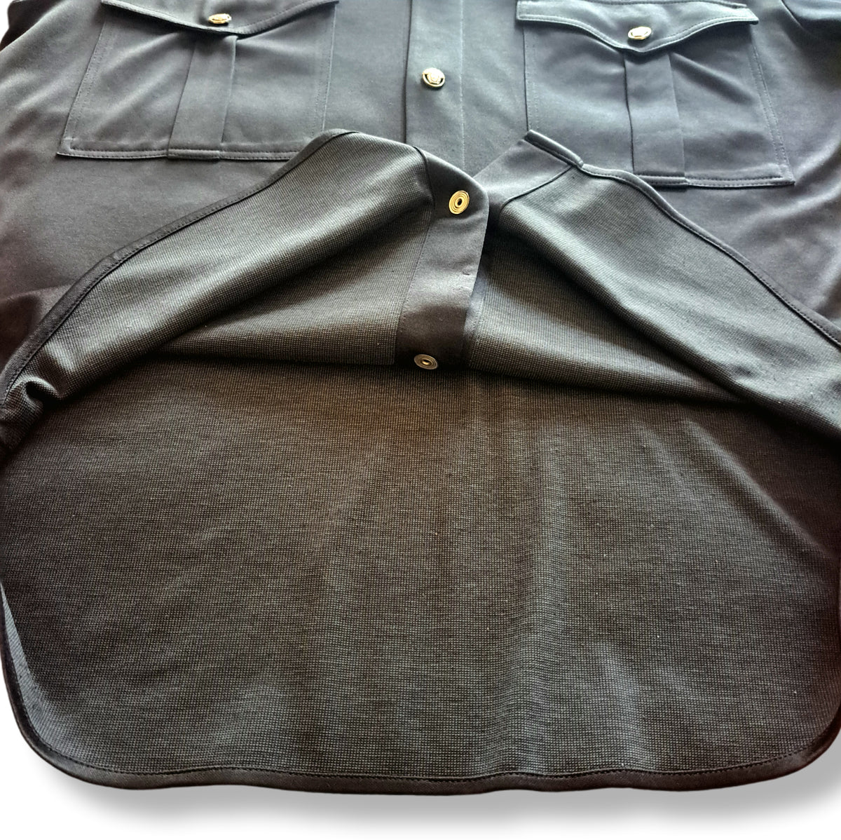 90's Versace Jeans Couture Black Button-Up Shirt | Vintage Italian Designer